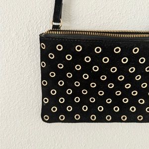 SUEDE H&M GROMET BAG